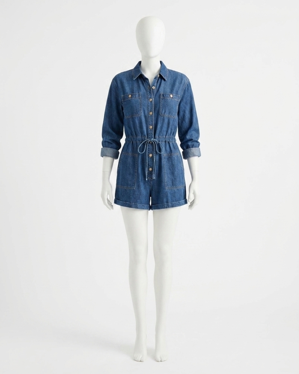 NEW PAIGE madigan long sleeve romper in glimpse